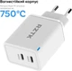 Зарядное устройство RZTK GaN2 65W 2xUSB-C (PD3.0) + кабель USB-C 100W White - изображение 7