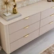 Комод Perfect Home Lante 6S/163 81.2x163.2x38 см, 6 шухляд Бежевий (000012376645) - зображення 8