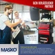 Тележка для инструмента MASKO на 9 отделений красная 620 x 335 x 745 мм Германия - изображение 4