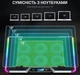 Охлаждающая подставка для ноутбука до 18 дюймов GamePro GPCP-890 RGB 2xUSB 6xfans - изображение 8