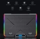 Охлаждающая подставка для ноутбука до 18 дюймов GamePro GPCP-890 RGB 2xUSB 6xfans - изображение 10
