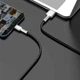 Кабель 2 м. USB to Type-C black, Cafule Metal Data Cable 66W Baseus для зарядки та передачі даних (CAKF000201) - зображення 4