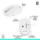 Мышка Logitech M196 Bluetooth Off-White (910-007460) - изображение 6