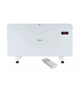 Конвектор Midea ndk15-15mr White, 2000w, настінний/підлоговий, закритий тип тену, площа обігріву 20 кв.м., зі скляною панеллю, 24 год. таймер, пульт керування, ніжки в комплекті - зображення 1
