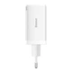 МЗП Baseus GaN5 Pro 65W (2 Type-С+USB ) + Кабель Type-C to Type-C 100W (1m) white - зображення 1