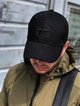 Кепка Бейсболка логотип Стон Айленд (Стон, Стоник) с изогнутым козырьком Черный, Унисекс WUKE One size - изображение 4