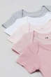 Боди (5 шт) H&M 270588184 104 Комбинированный - изображение 2