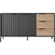 Буфет Maraline Nordic Black matt with ash black legs дводверний з шухлядами 153,1 см, 13781 - изображение 2