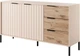 Буфет Maraline Nordic Ash matt black legs дводверний з шухлядами 153,1 см, 13780 - изображение 3
