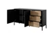 Буфет Maraline Nordic Black matt with ash black legs дводверний з шухлядами 153,1 см, 13781 - изображение 4