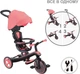 Велосипед детский трехколесный Globber Explorer Trike 4 в 1 Розовый (634-110) - изображение 5