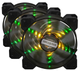 Набір Frime RGB-вентиляторів + Fun hub + ДК Frime Iris Flicker KIT (IRISFLICKERKIT) Чорний - изображение 3
