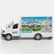Металева машина фургон Delivery АвтоПром AP7425 W, 10 см, Білий (AP7425 White-RT) - зображення 2