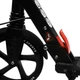 Самокат двухколесный Scale Sports SS-04 складной на дисковых задних тормозах Черного цвета - изображение 7