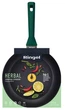Сковорода універсальна Ringel Herbal 28 см алюмінієва чорна (RG-1101-28/h/L) - изображение 2