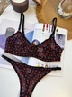 Комплект жіночої нижньої білизни з сердцями SM2292iou чорний Simply sexy L - зображення 4