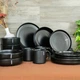 Сервиз из керамической посуды Ardesto Trento Black 15 предметов - изображение 2