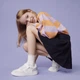 Детские кеды для девочки Champion Rebound 2.0 Low B Ps S32497-WW020 5905588200024 29 Белые (5905588200109) - изображение 8