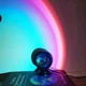Проекційний міні світильник Sunset Lamp з пультом USB проектор атмосферна RGB лампа різнокольорова - зображення 5