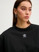 Футболка хлопковая короткая женская Adidas Originals Ess Crop Tee IW5706 M Black (4067894124492) - изображение 9