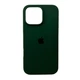 Чохол для смартфона Silicone Full Case AA Open Cam для Apple iPhone 16 Pro Max 40, Atrovirens (FullOpeAAi16PM-40) - зображення 1