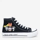 Подростковые высокие кеды для девочки Sprandi SS24-155PPG 36 Черные (5905588643135) - изображение 1