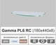 Полочка стеклянная настенная навесная радиусная Commus PL6 RC (180х440х8мм) - изображение 2