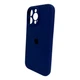Чохол для смартфона Silicone Full Case AA Camera Protect for Apple iPhone 16 Pro Max 39,Navy Blue (FullAAi16PM-39) - изображение 5