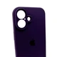 Чохол для смартфона Silicone Full Case AA Camera Protect for Apple iPhone 16 59,Berry Purple (FullAAi16-59) - изображение 6