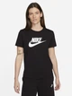 Футболка хлопковая женская Nike Sportswear Essentials Logo DX7906-010 XL Черная (0196154000451) - изображение 1