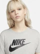 Футболка хлопковая женская Nike Sportswear Essentials Logo DX7906-063 S Серая (0196154000482) - изображение 4