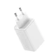 Мережевий зарядний пристрій Baseus GaN6 Pro Fast Charger 2C+2U 65W EU Moon White((With:Mini White Cable Type-C to Type-C 100W(20V/5A) 1m White） (P10162701213-00) - изображение 6