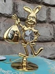 Статуэтка Crystocraft со стразами Swarovski Кролик.заяц с мешком денег 7,5 см 1602239 - изображение 1