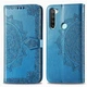 Чехол Vintage для Xiaomi Redmi Note 8 книжка кожа PU голубой - изображение 2
