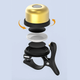 Звонок на велосипед с местом для AirTag Bicycle Bell с медного сплава, Black - изображение 6