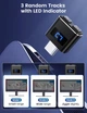 Вигглер шейкер симулятор для мыши Meatanty Mouse Mover Jiggler Metal Mini Display 2-buttons black (Type-C) - изображение 3