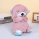 Інтерактивна м'яка іграшка Sleeping Bear Pink, нічник дихаючий ведмедик 30 см, Panalisa (97650070) - зображення 3