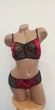 Сексуальний комплект нижньої білизни Sexy L бордовий (5-308) - зображення 2