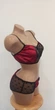 Сексуальний комплект нижньої білизни Sexy L бордовий (5-308) - зображення 4