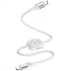 Кабель Proove Multi Charging Type-C to Type-C 60W (1m) white - изображение 1