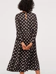 Платье H&M XS черный горох 2201829017 - изображение 4