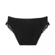 Трусики Victoria’s Secret Stretch Cotton Lace-Trim Bikini Panty M Чорні (26607394) - изображение 3
