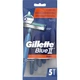 Бритва Gillette одноразовая Blue 2 Plus 5 шт (3014260283254) - изображение 1