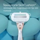 Бритва Gillette Venus Extra Smooth Sensitive RoseGold с 3 сменными картриджами (7702018609994) - изображение 4