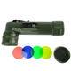 Тактичний світлодіодний ліхтар MIL-TEC LED Large Anglehead Flashlight Olive - зображення 5