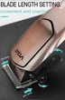Професійна дротова машинка для стрижки VGR V-131 Pro Коричнева + Ножиці та Гребінець - зображення 7