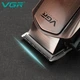 Професійна дротова машинка для стрижки VGR V-131 Pro Коричнева + Ножиці та Гребінець - зображення 9