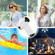 Вентилятор турбо портативний 60W + 1 насадка, USB / Аккумуляторний міні фен / Ручний JetFan (L) - зображення 2