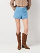 Шорты женские Zara 8814/084 M Синие (00881408400032) - изображение 1