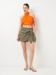 Шорты женские Zara 7484/335 M Хаки (07484033505030) - изображение 3